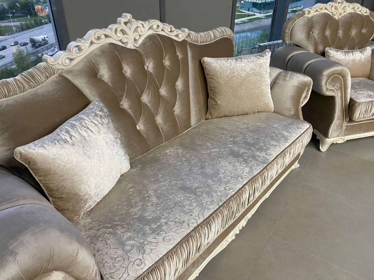 Диван Патрисия с раскладным механизмом (серый глянец) | фото 8