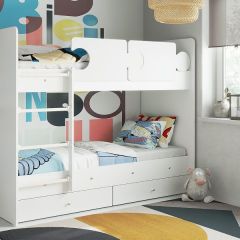 Кровать двухъярусная "Тетрис" (латы) с бортиками + ящики | фото 17