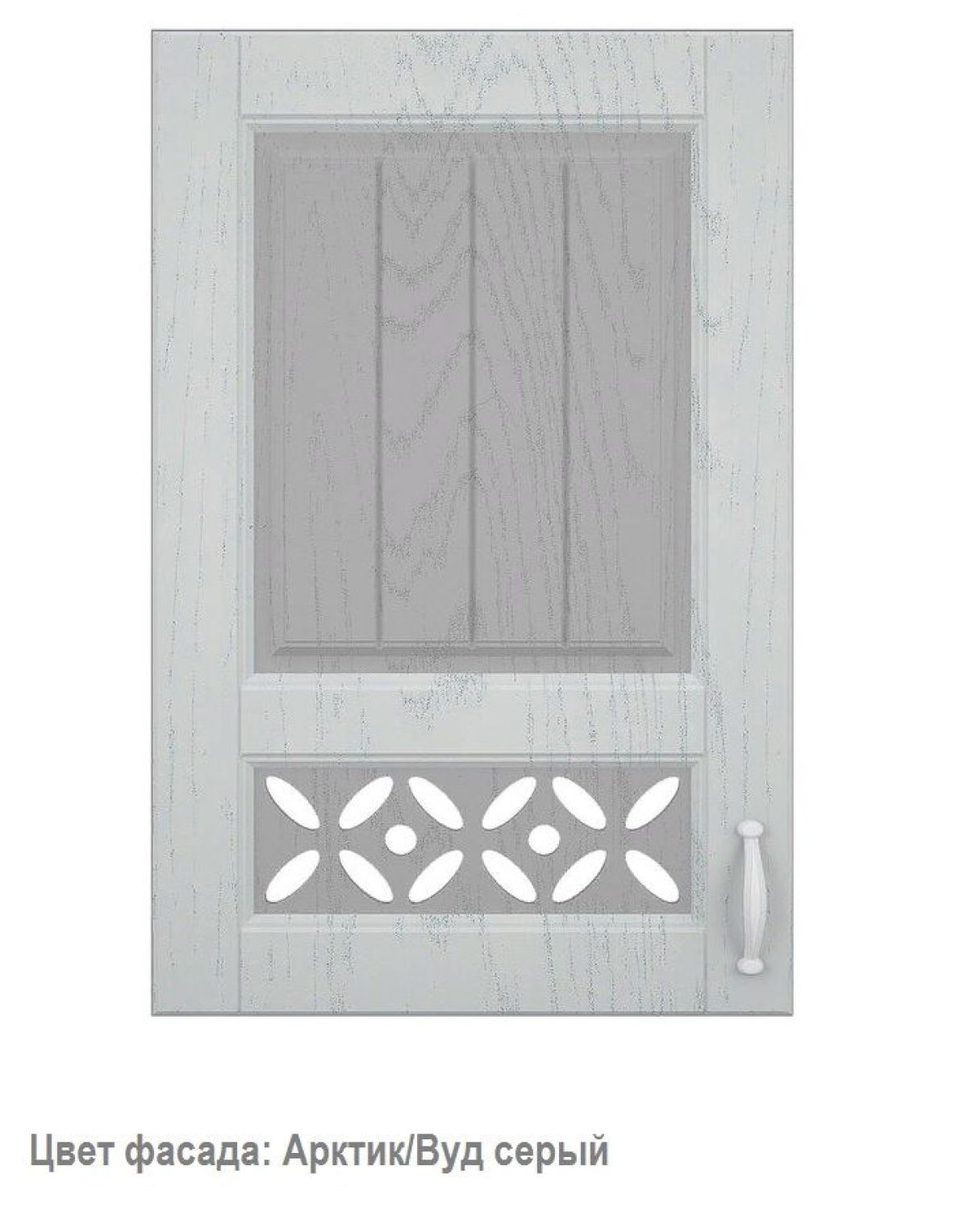 Кухонный гарнитур Камелия 2000 Арктик/Серый вуд (модульный) Горизонт | фото 3