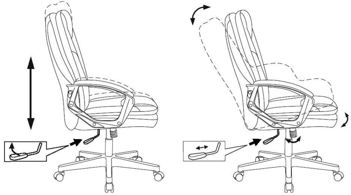 Кресло руководителя Бюрократ CH-868N/BLACK | фото 5