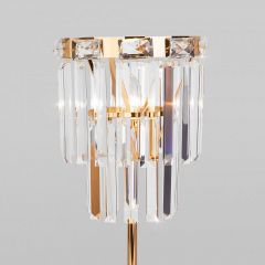 Настольная лампа декоративная Eurosvet Elegante 01136/1 золото/прозрачный хрусталь Strotskis | фото 3