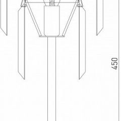 Настольная лампа декоративная Eurosvet Elegante 01136/1 хром/прозрачный хрусталь Strotskis | фото 2