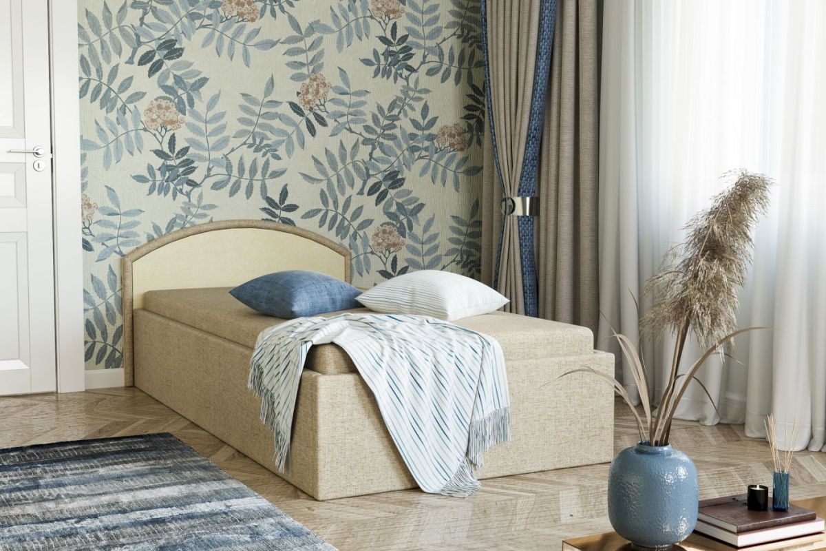 Тахта "Берта" 1200 #1 Модель 062 (Тесла мокко+Тесла милк) | фото 3