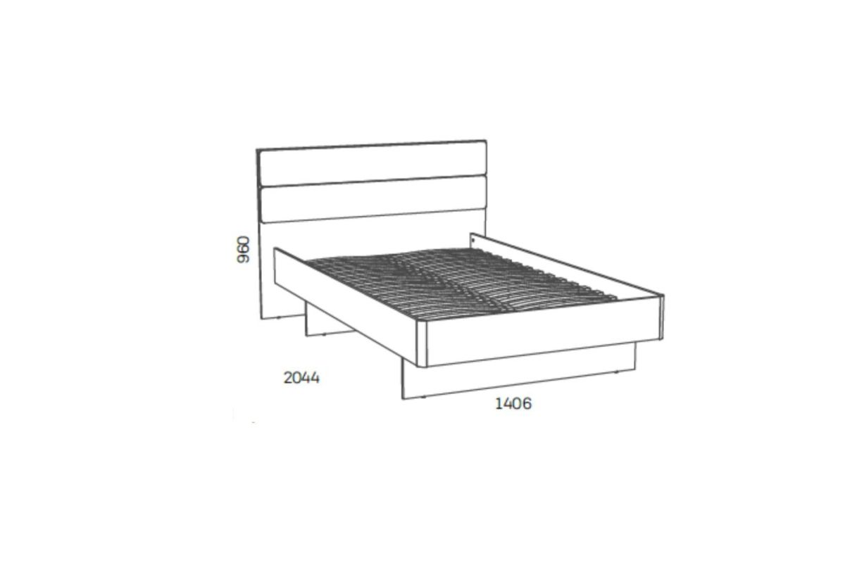 Кровать 1200х2000 "Морти" НМ 041.20 Х с основанием | фото 7