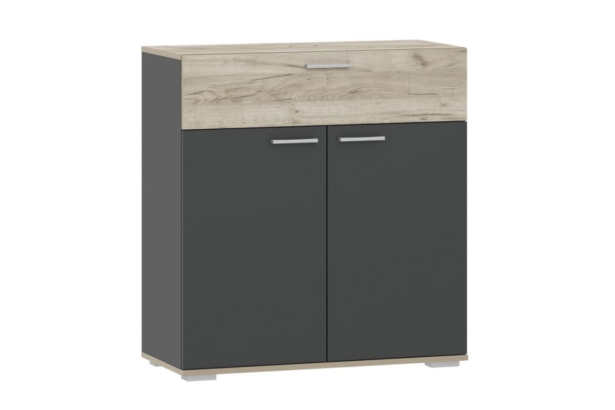 Прихожая "Санти" (модульная) Антрацит/Крафт Серый | фото 6