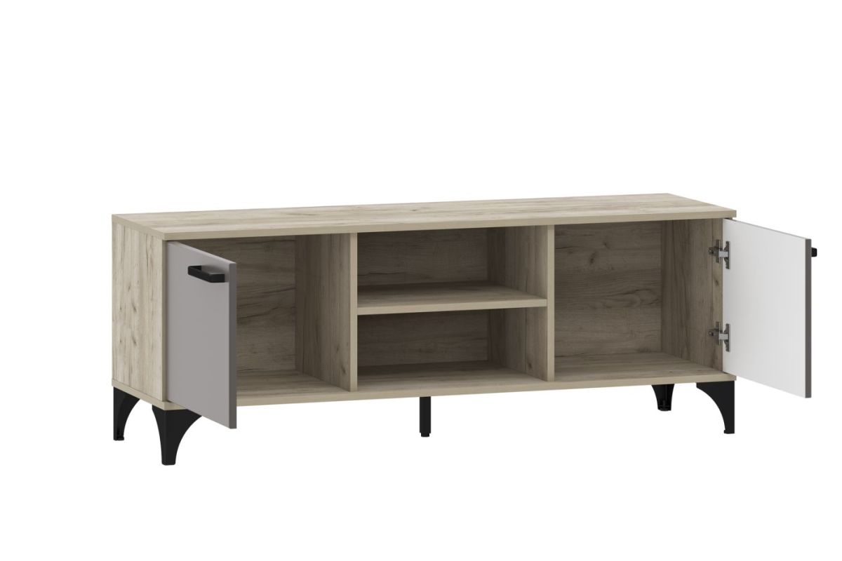 Тумба ТВА НМ 013.45 "Марсель" (Софт Графит/Дуб Крафт Серый) | фото 2