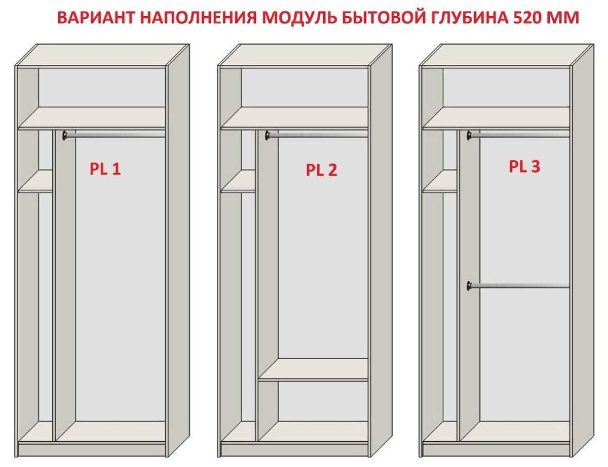 Шкаф распашной серия «ЗЕВС» (PL3/С1/PL2) Серый камень/Небраска натуральный | фото 5