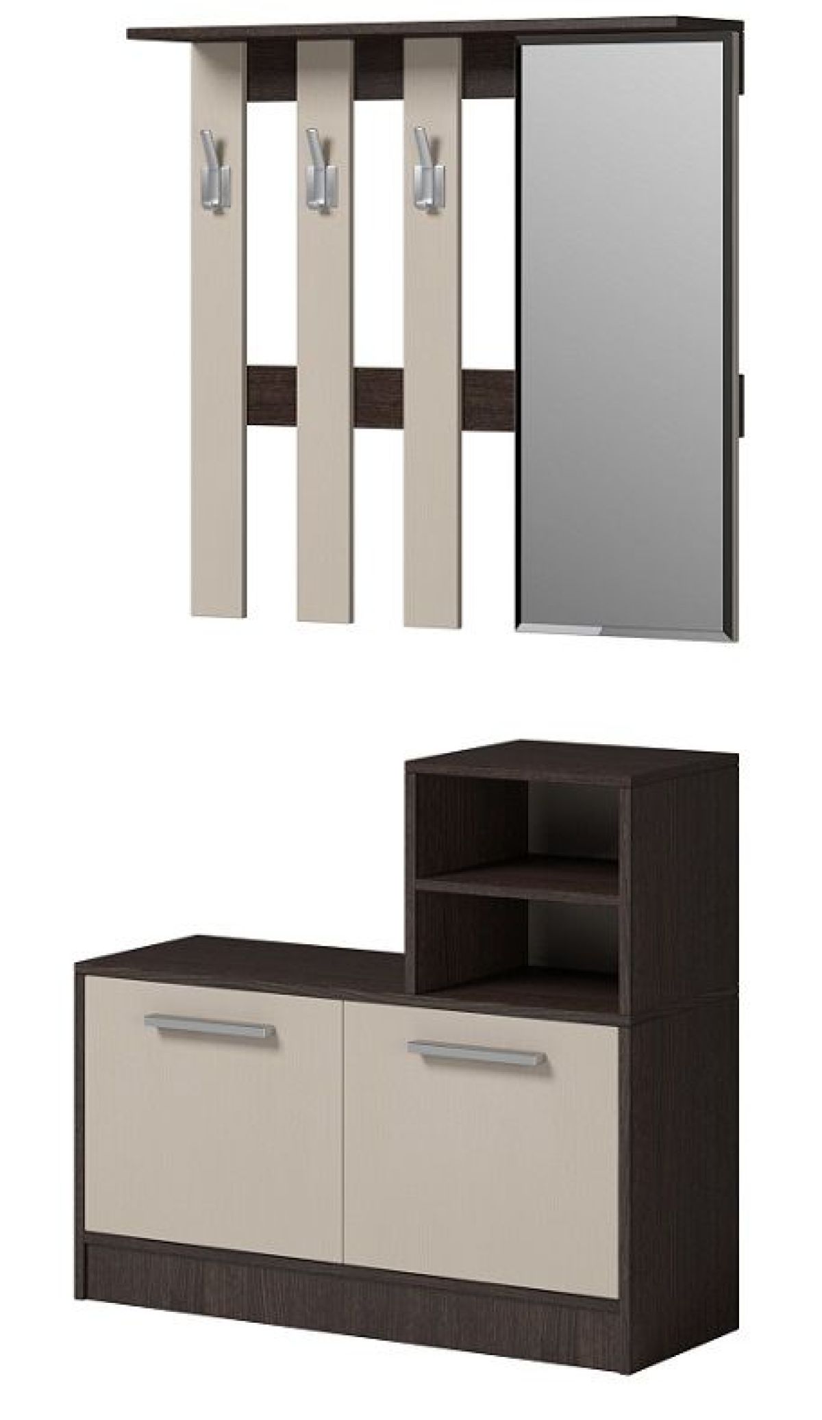 Прихожая Энтер (Венге/Дуб молочный) Комплектация 2 | фото 4