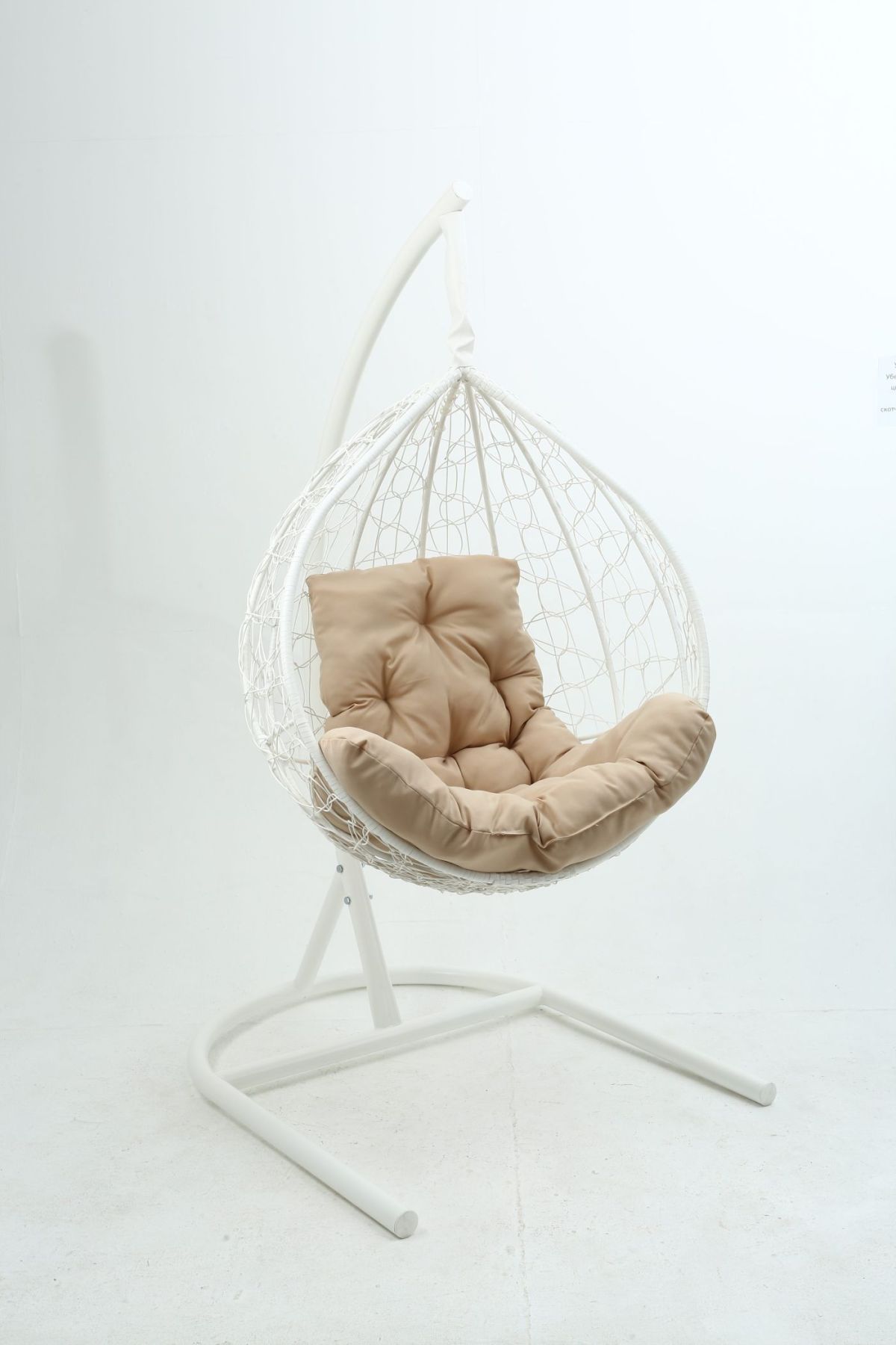 Подвесное кресло-кокон Бароло (белый/белый) | фото 14