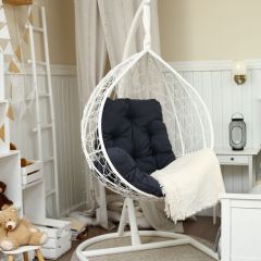 Подвесное кресло-кокон Бароло (белый/белый) | фото 8
