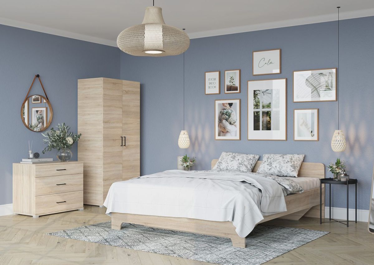 Шкаф 2-х створчатый VICTOR (Сонома) | фото 3