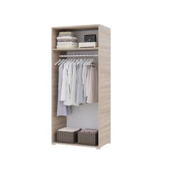 Спальный гарнитур VICTOR (модульный) Белый-Бетон | фото 11