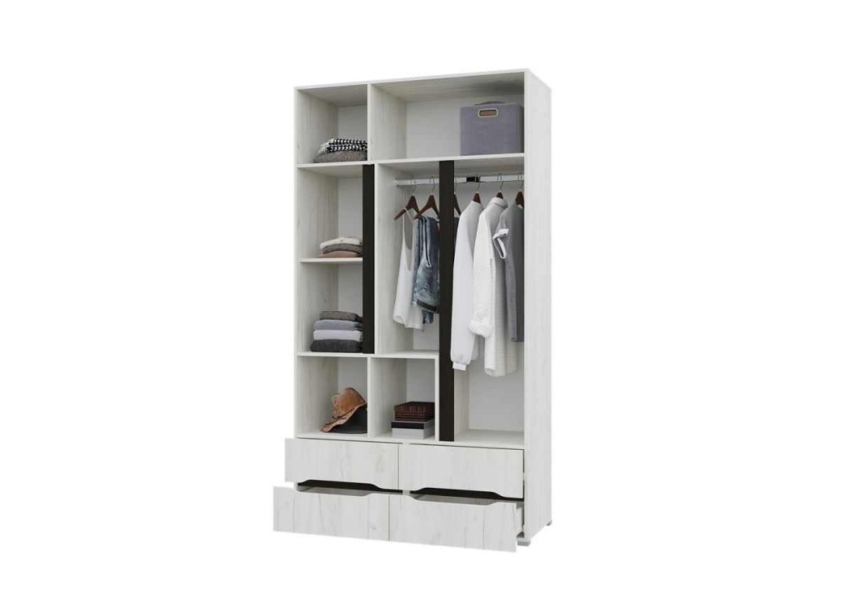 Спальный гарнитур Вега (модульный) Крафт белый - Венге | фото 6