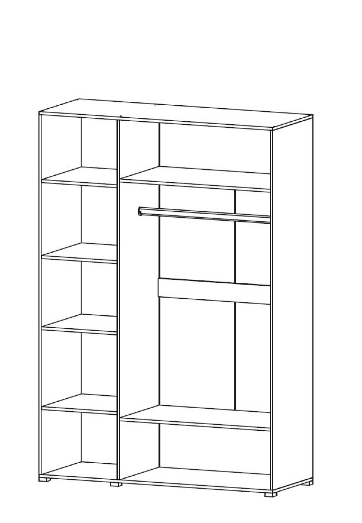 Спальный гарнитур НЕНСИ (модульный) Ясень Шимо светлый/Капучино глянец | фото 6