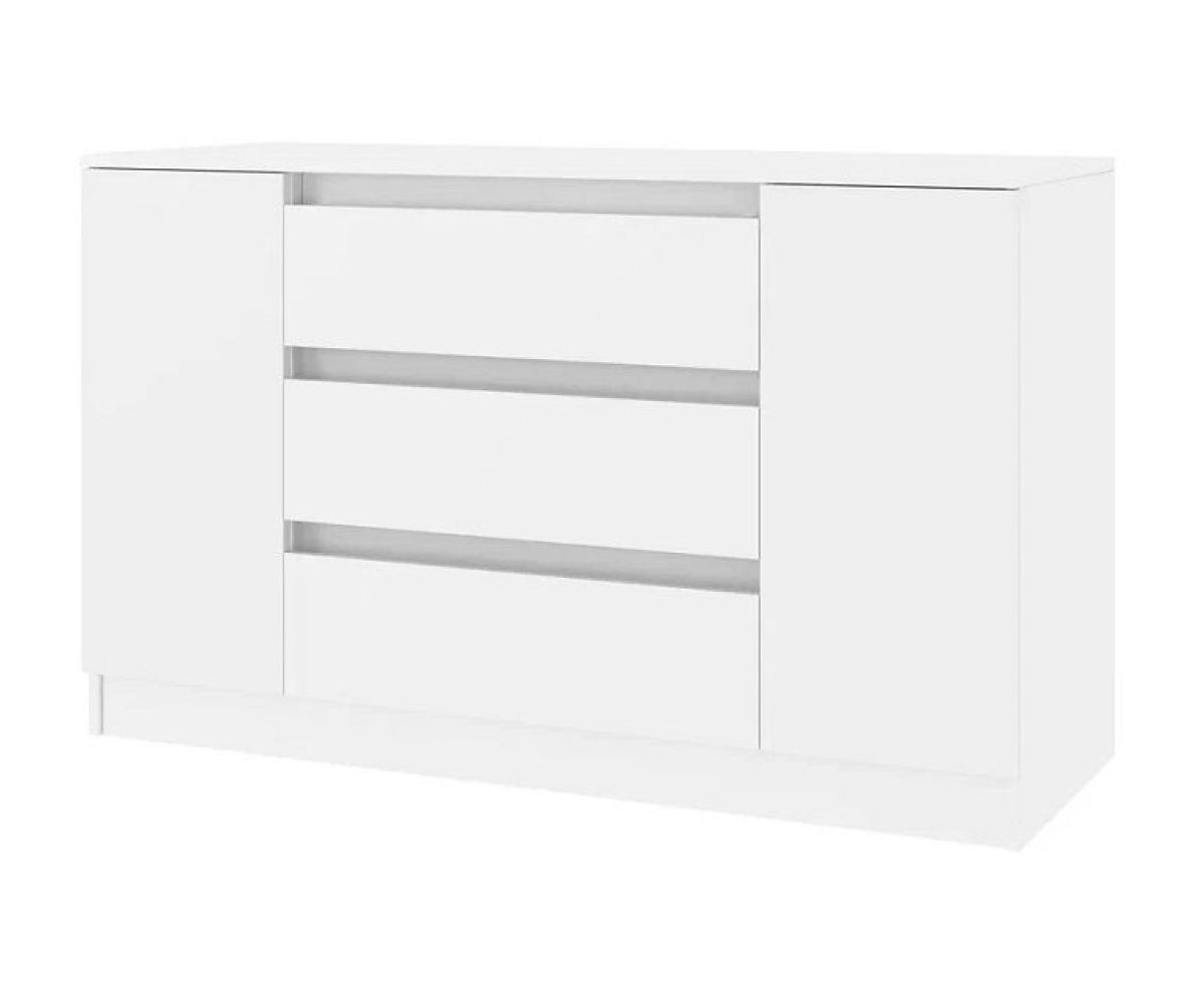 Спальный гарнитур Парус (Белый/Белый) 1400 (Вариант-1) | фото 7