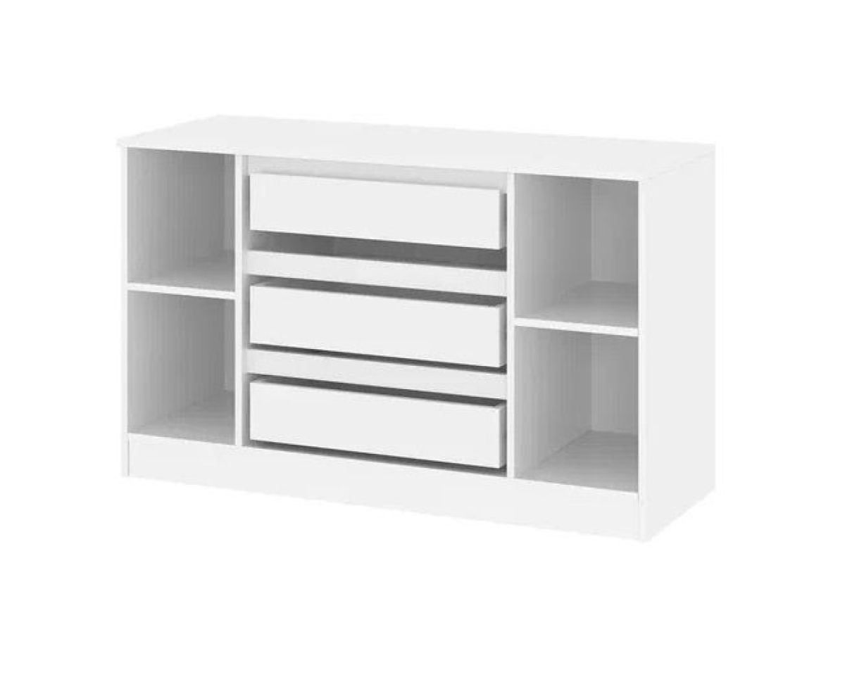 Спальный гарнитур Парус (Белый/Белый) 1400 (Вариант-1) | фото 16