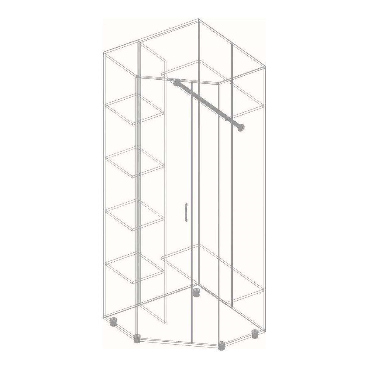 ГРАФ Прихожая (модульная) темно серый | фото 29