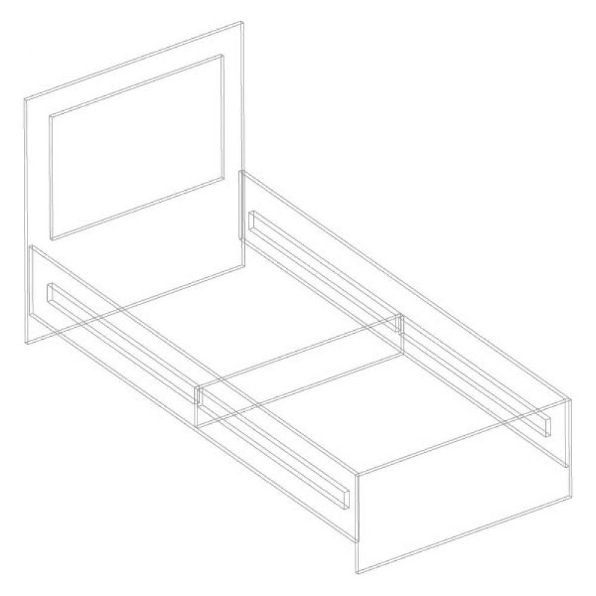 ВИТА Кровать каркас (темно серый) | фото 2