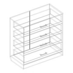 Спальный гарнитур "Милана" (модульный) | фото 22