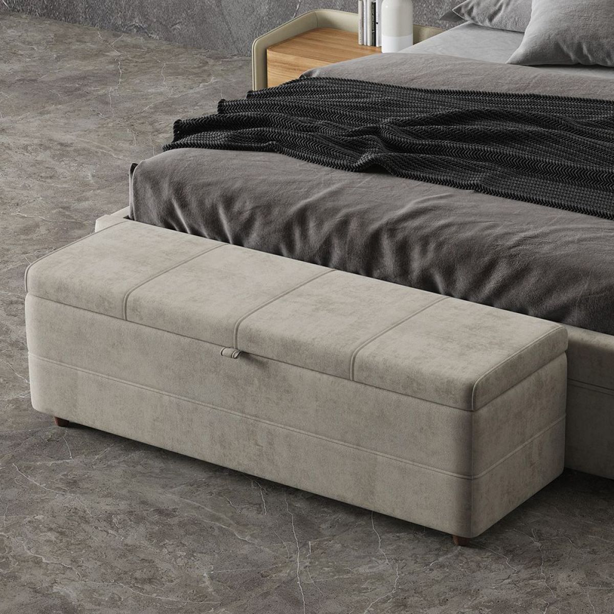 Банкетка Nansy в ткани велюр Enigma | фото 12