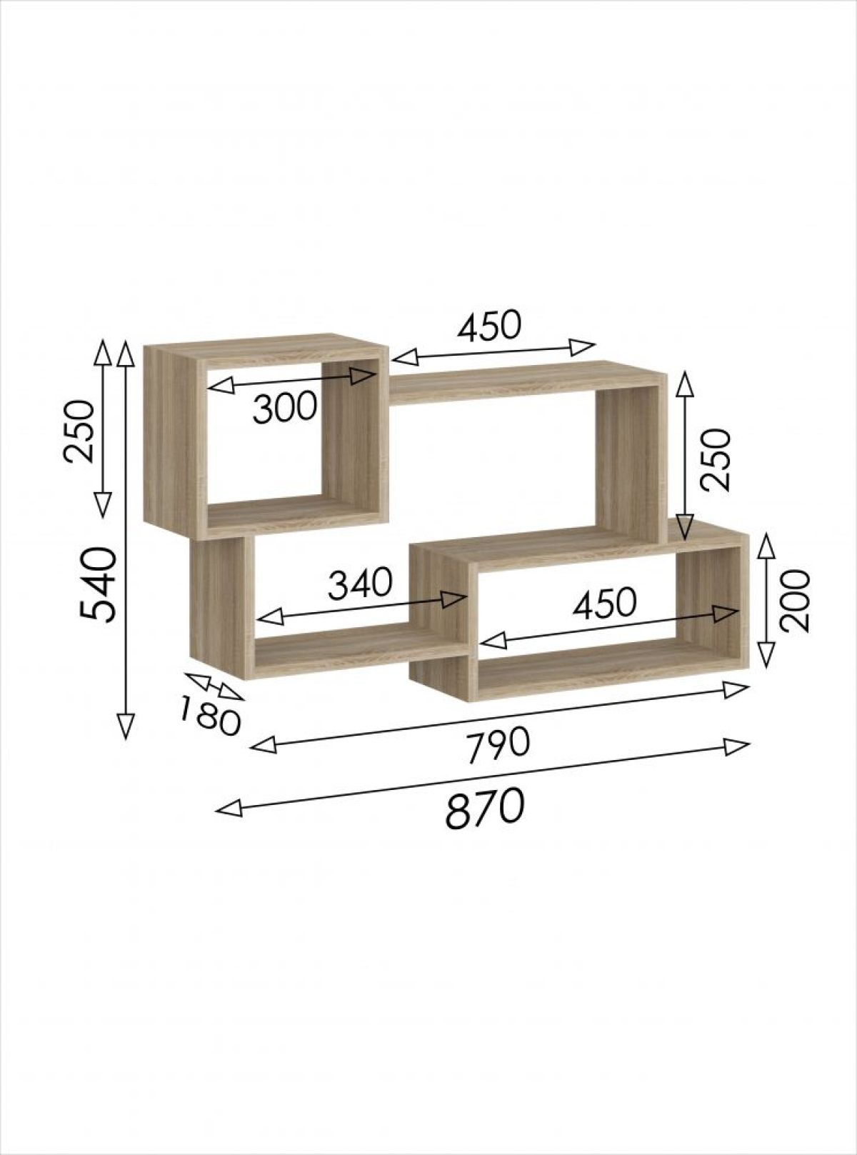 Полка навесная 3 Салоу | фото 3