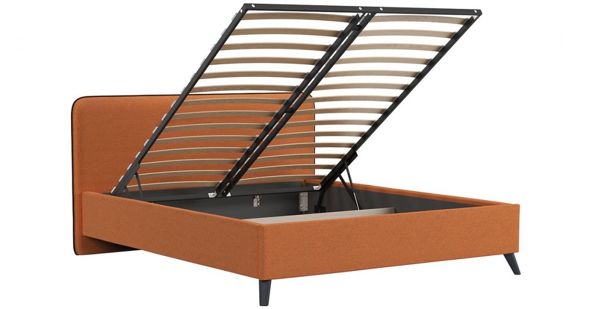 Кровать интерьерная Миа (1600) Купер 03/Кант Лайт 10 | фото 7