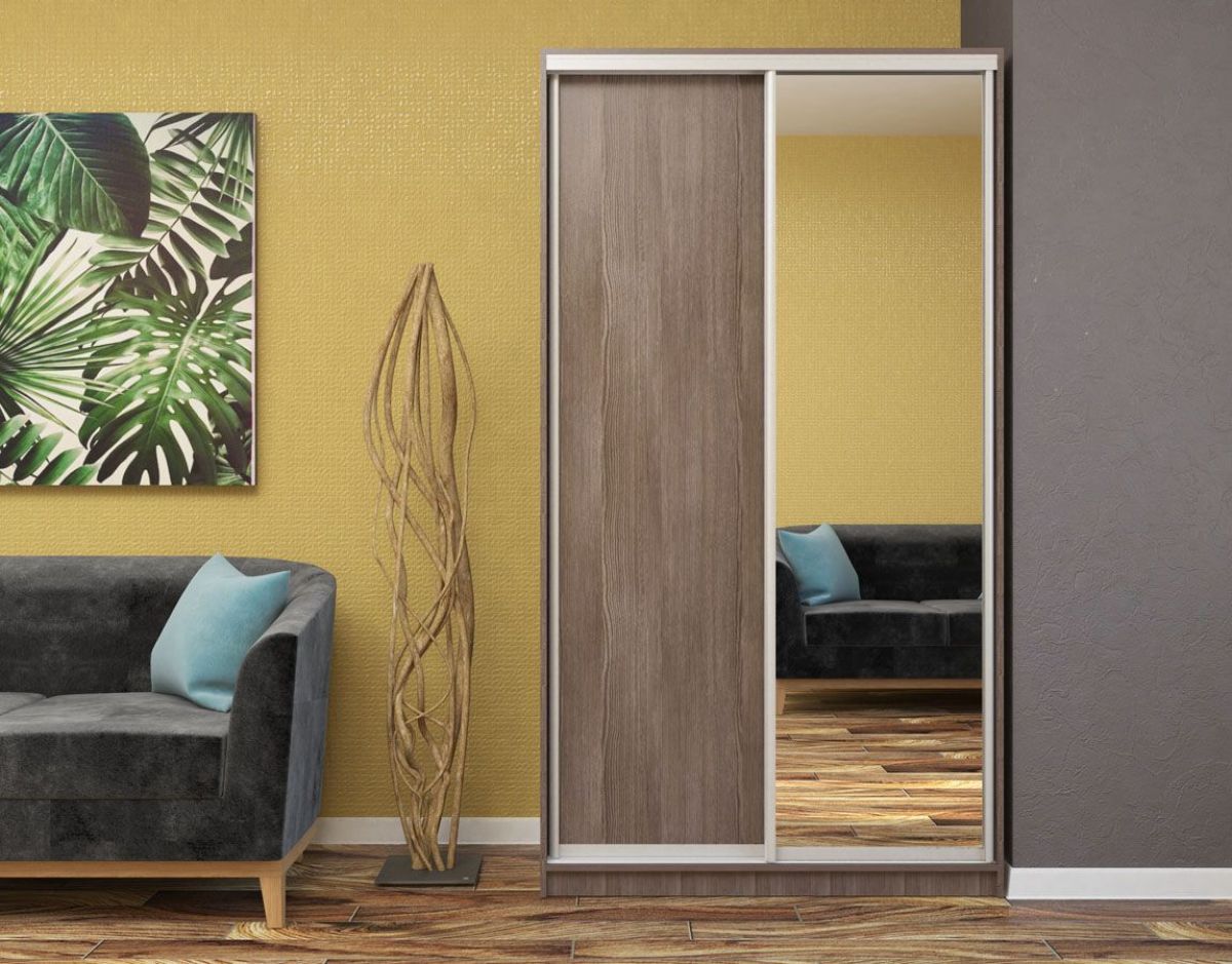 Шкаф-купе Ксения 1400 ЛДСП/Зеркало (ЛДСП 2 кат.) | фото 6