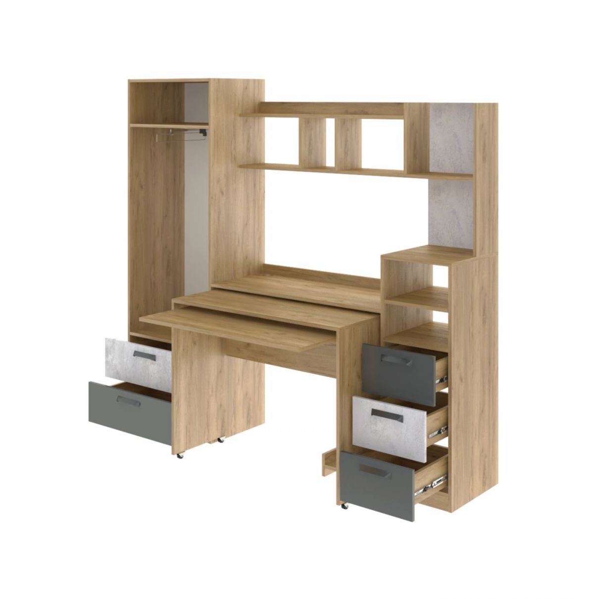 Дуглас (подростковая) М08 Стол-трансформер | фото 2