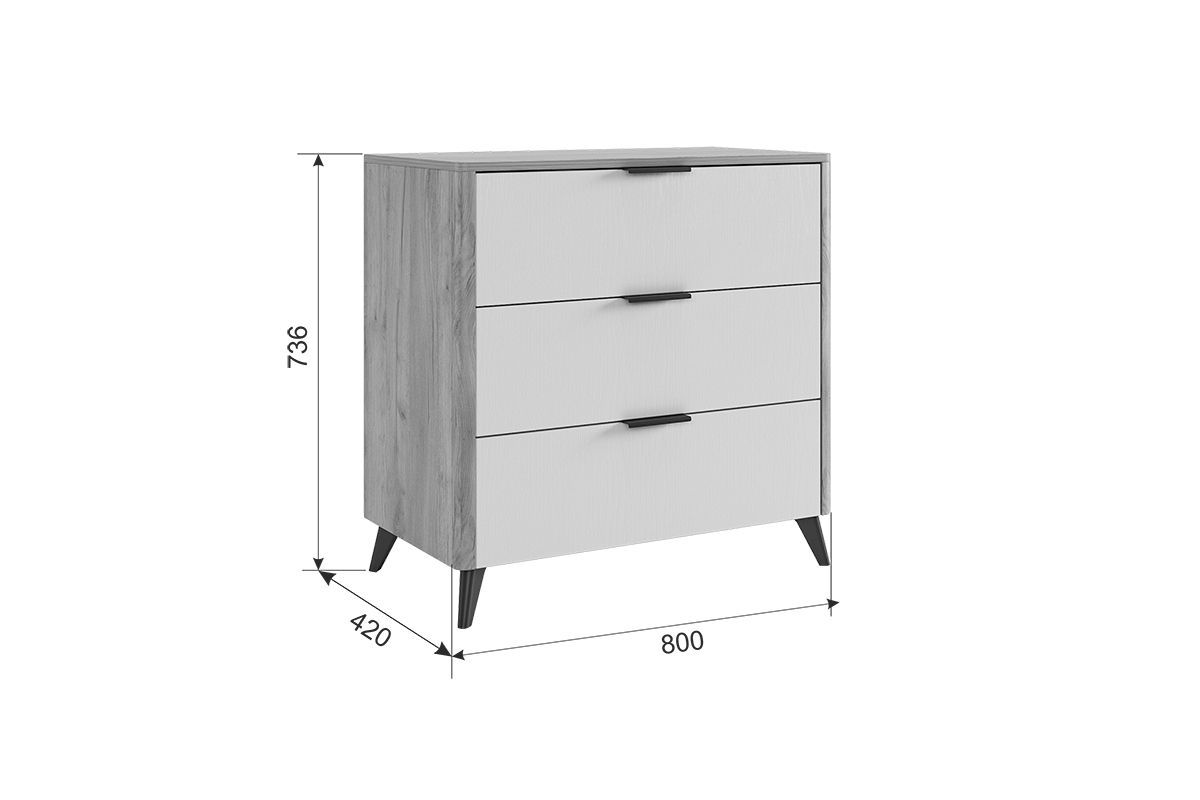 АДАМ Спальный гарнитур (модульный) графит | фото 15