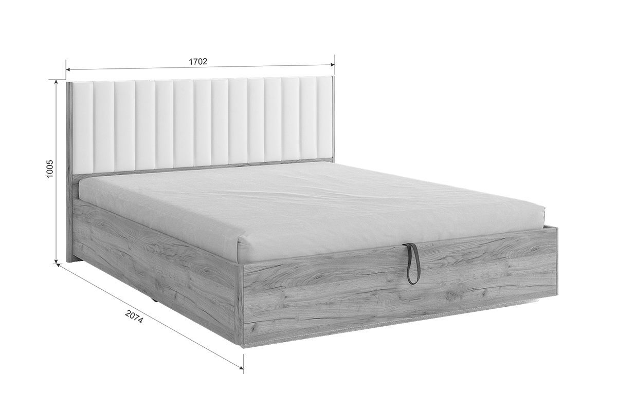 АДАМ Спальный гарнитур (модульный) графит | фото 6