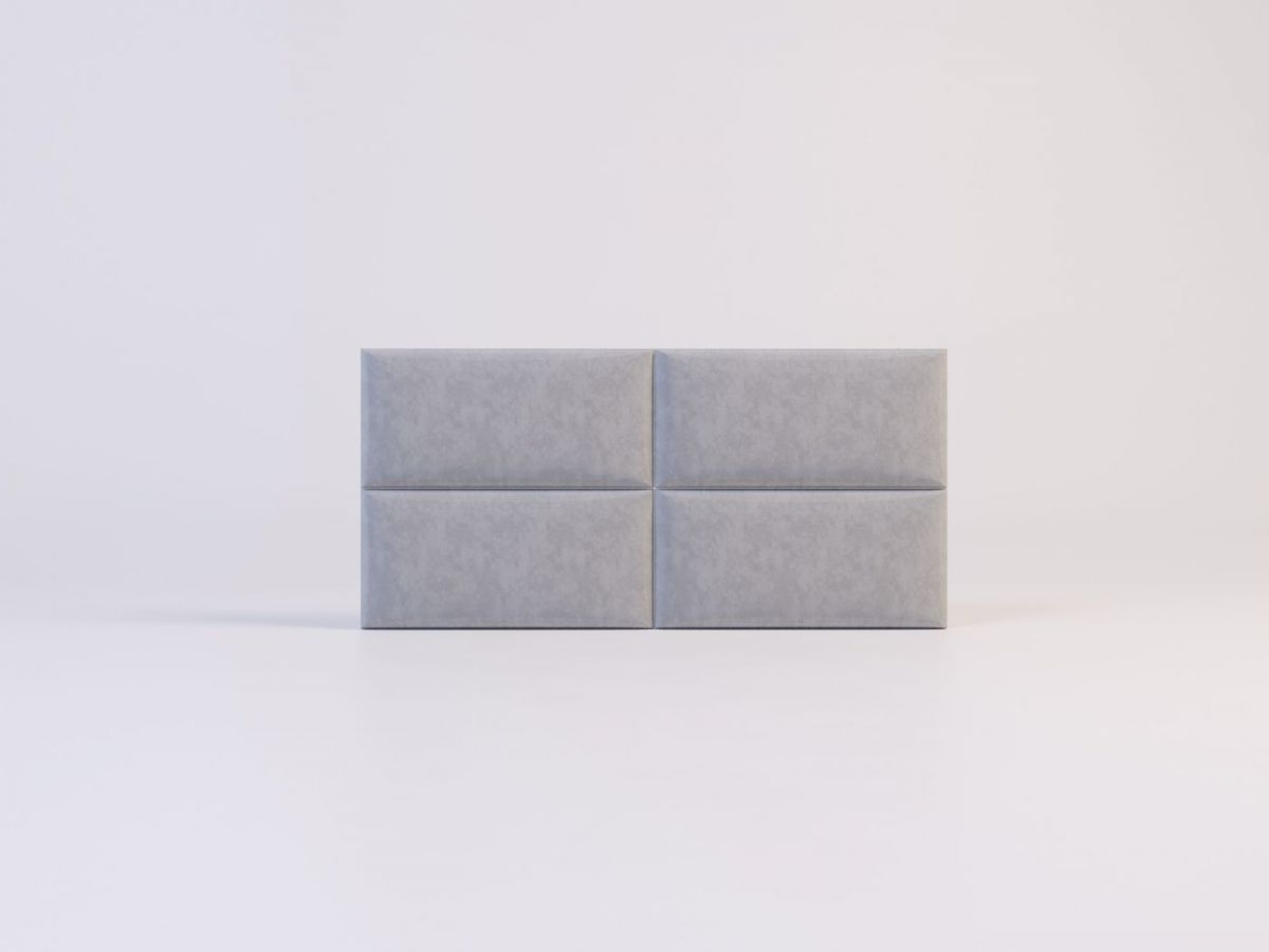 Мягкие панели ПРЯМОУГОЛЬНИКИ 30*60 (4 шт.) для спальни | фото 14