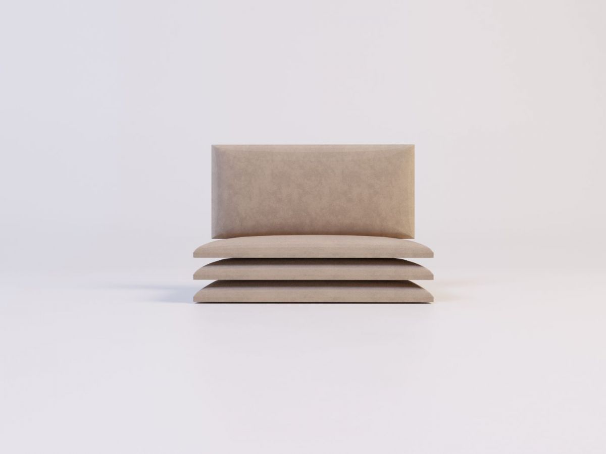 Мягкие панели ПРЯМОУГОЛЬНИКИ 30*60 (4 шт.) для гостиной | фото 10