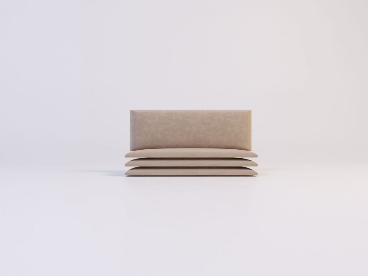 Мягкие панели ПОЛОСЫ ПРЯМЫЕ 30*90 (4 шт.) для гостиной | фото 2