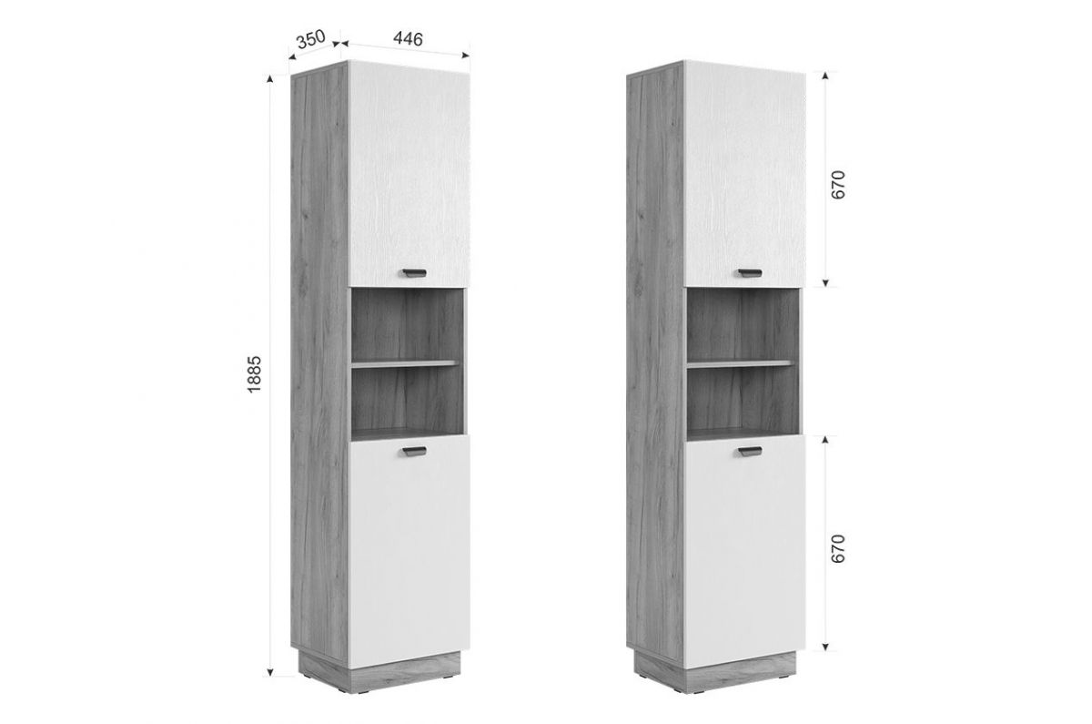 МОДИ К1 Гостиная (белое дерево) | фото 5