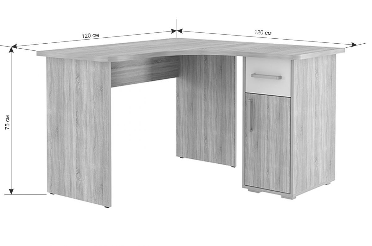 ЛАЙТ К1 Компьютерный стол | фото 4