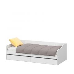 Кровать КР 2 + основание ДСП Лайт 0.9х2.0 (универсальная) Белый текстурный | фото 4