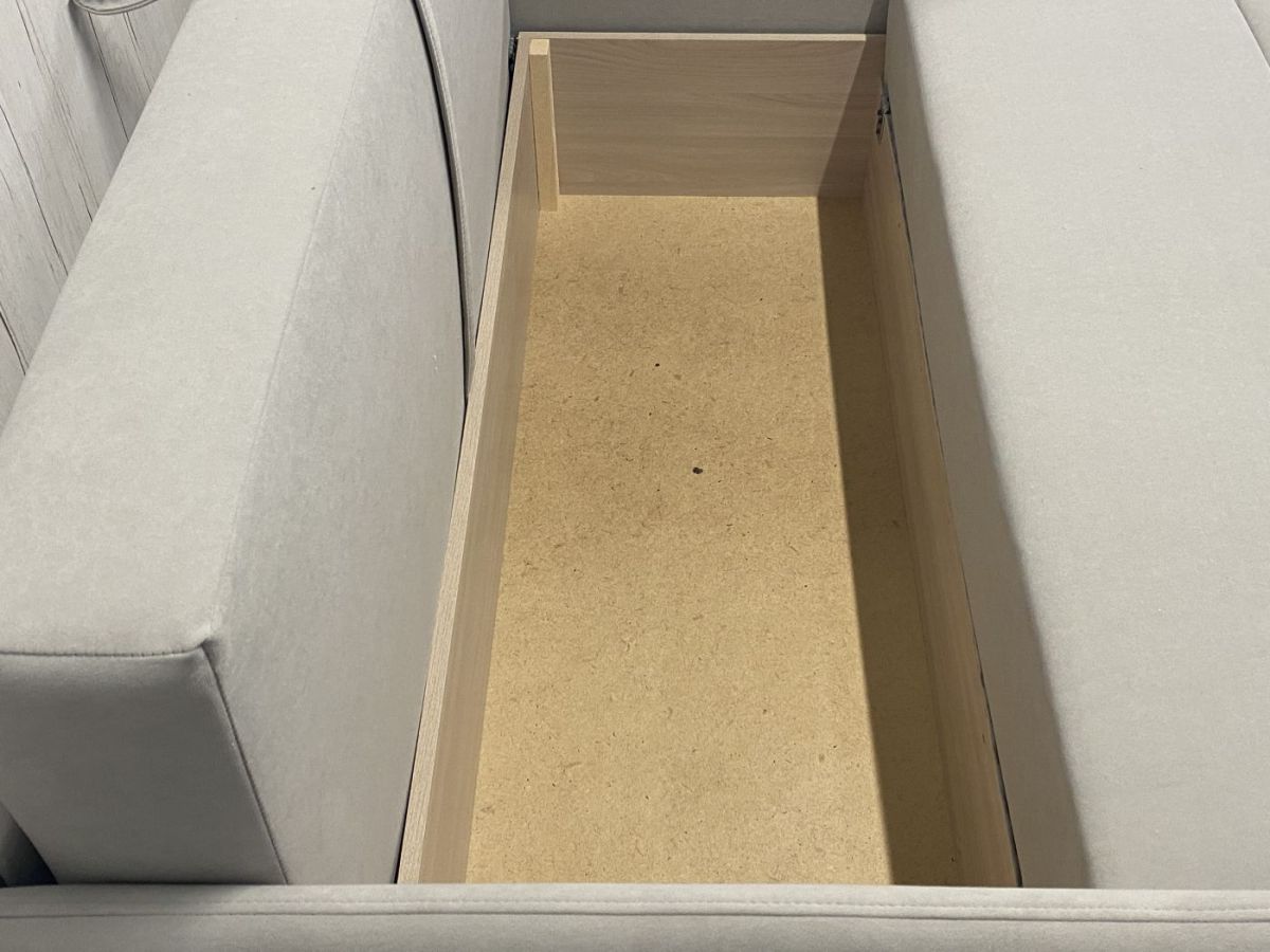 Диван Комфорт-7 БД 1200 УП (ППУ) велюр Luma 13 | фото 5