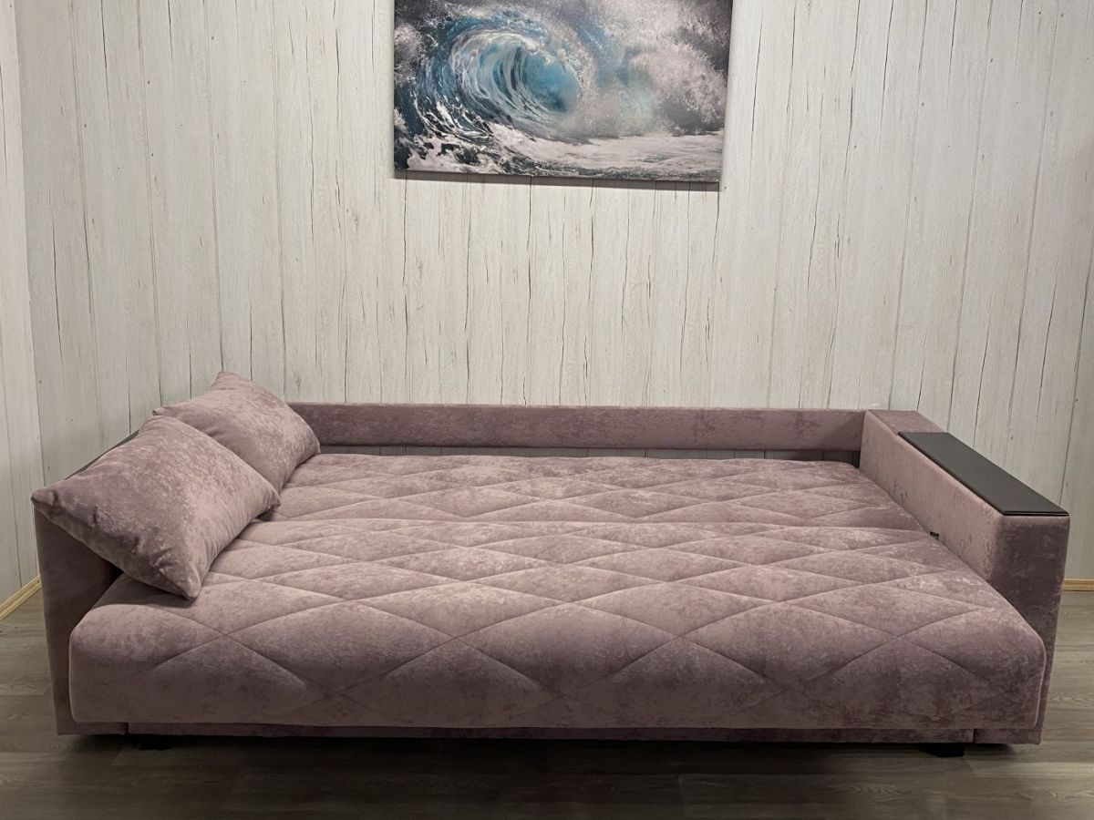 Диван Престиж-15 (НПБ+МДФ) велюр Sensey Elderberry | фото 3