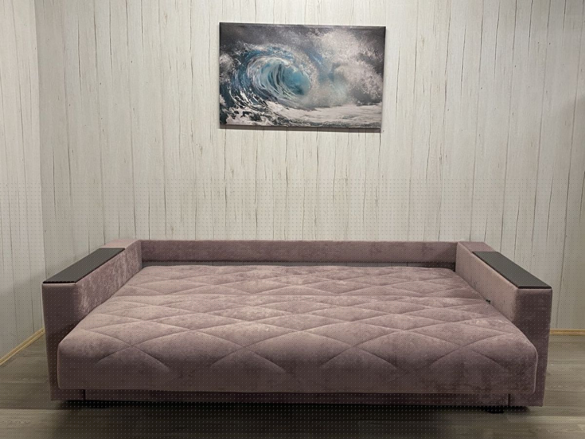 Диван Престиж-15 (НПБ+МДФ) велюр Sensey Elderberry | фото 4