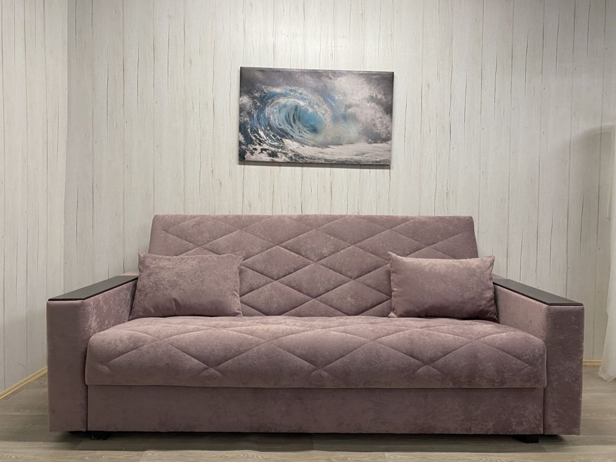 Диван Престиж-15 (НПБ+МДФ) велюр Sensey Elderberry | фото 2