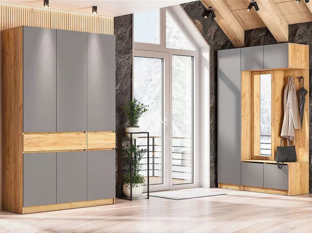 АВИНЬОН Прихожая Вешалка с зеркалом СЕРИЯ 2 | фото 4