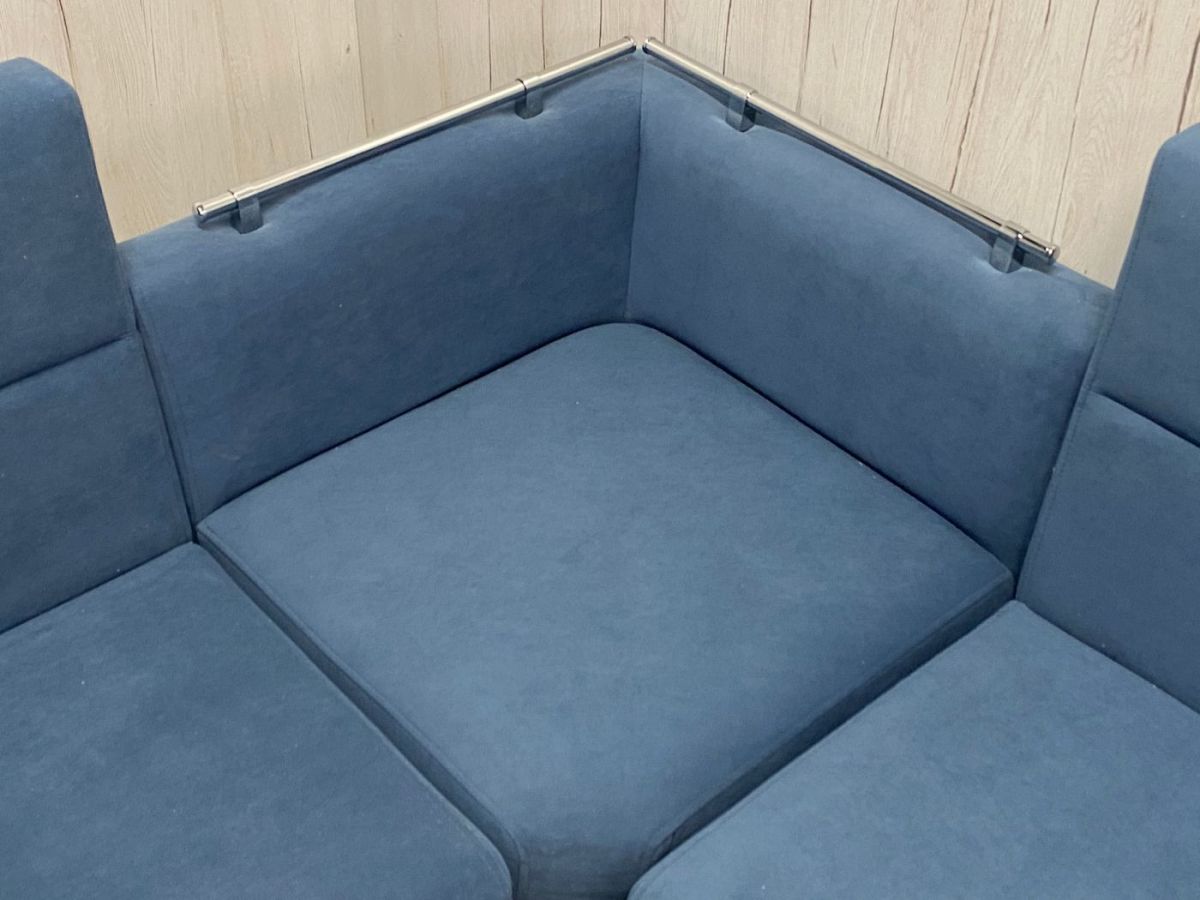 Кухонный уголок УЮТ низкий сектор (ППУ) велюр Modus 18 | фото 3