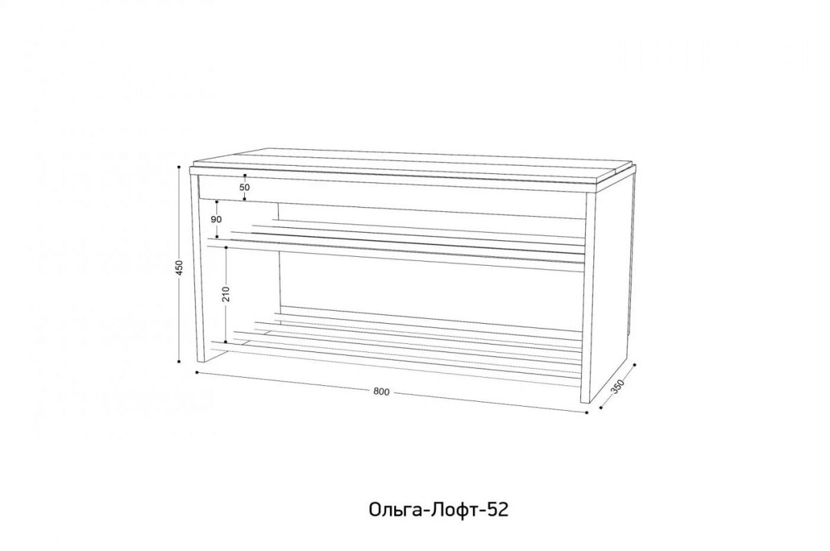 ОЛЬГА-ЛОФТ 52 Тумба | фото 2