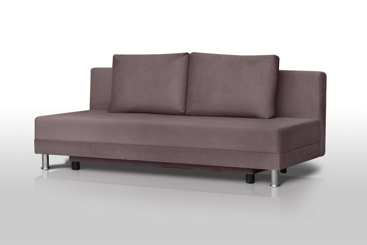 Диван-кровать Комфорт ЛАЙТ без подлокотников (2 подушки) Коричневый | фото 3