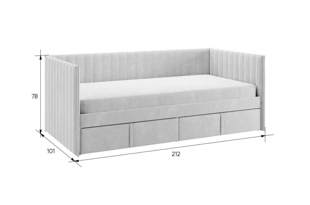 ТВИКС Кровать (софа) с ящиками 900 | фото 2