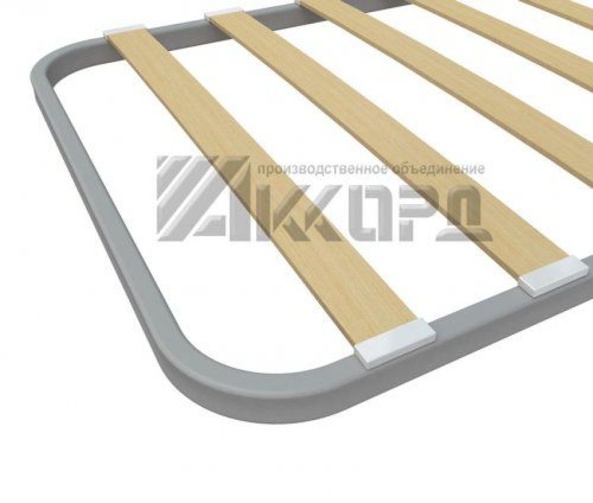 Кровать П-образная двойная К641.1.О (900*1900) 40*25, ламели 12 шт | фото 2