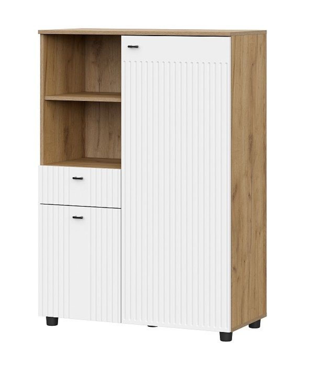 МИЛАН Спальня (Дуб Золотой/Белый матовый) | фото 27