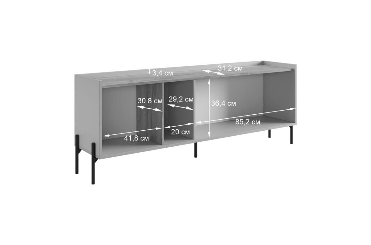 ДОМИНИКА Гостиная (модульная) кашемир/дуб крафт золотой | фото 3