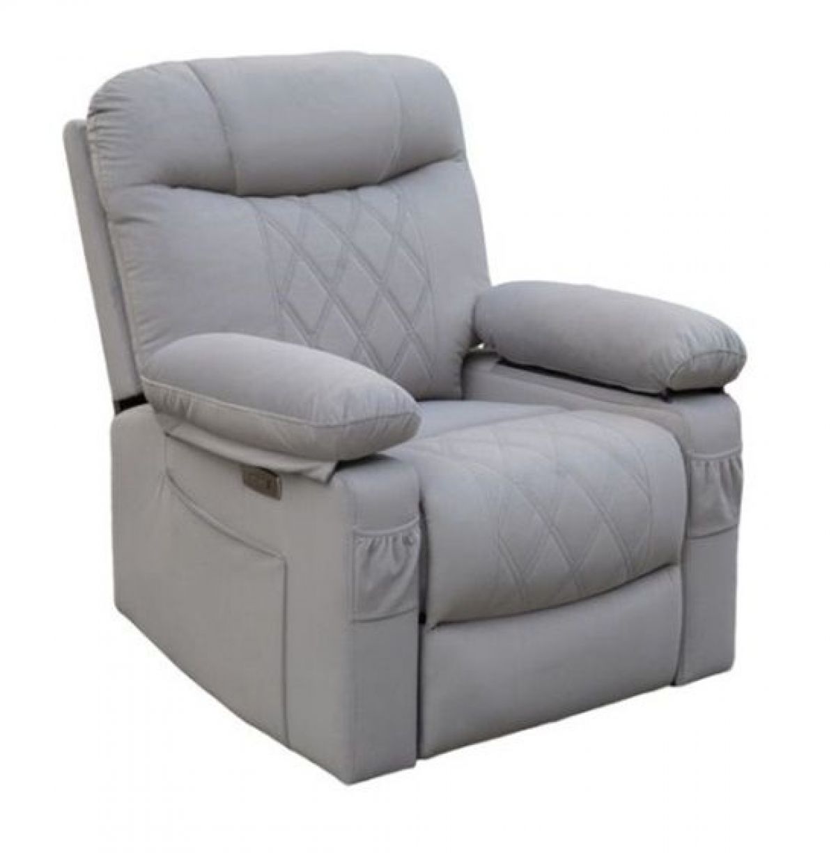 Кресло-реклайнер БРИСТОЛЬ (ткань светло-серый) | фото 2