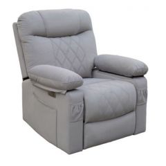 Кресло-реклайнер БРИСТОЛЬ (ткань светло-серый) | фото 2